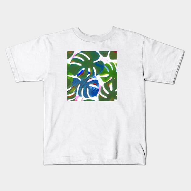 Palm tree Kids T-Shirt by forestep